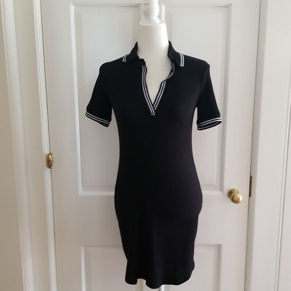 Women’s Splenda nautical inspired navy and white shift dress, size sm… - Picture 8 of 16